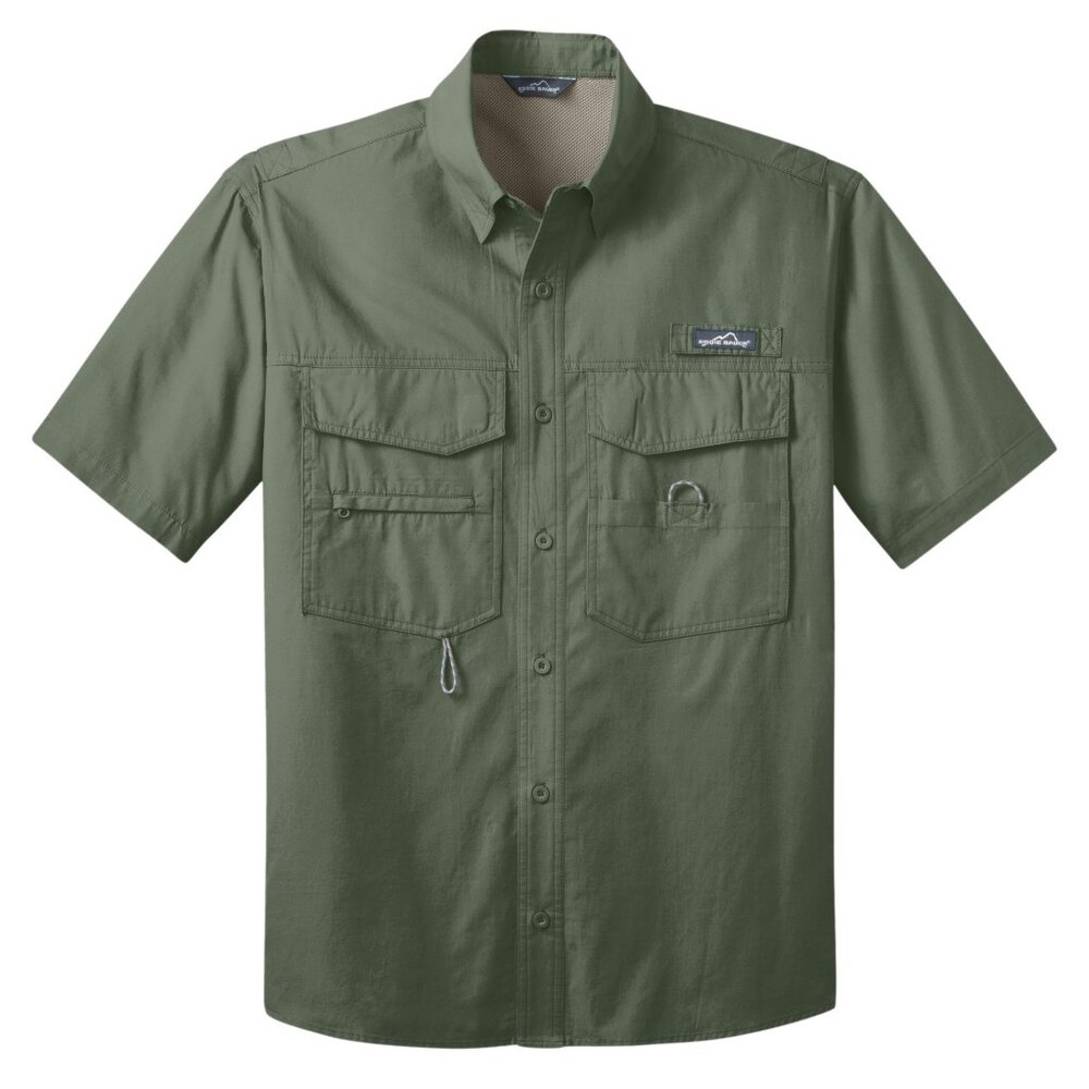 NEW Eddie Bauer® Short Sleeve Fishing Shirt